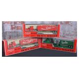 3 Pc. Coca-Cola Tractor/Trailer/ Flatcar