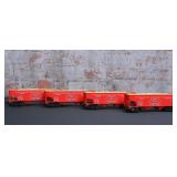 4 Pc. Kline O Gauge Rolling Stock