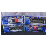 4 Pc. Kline Electric O Gauge Rolling Stock