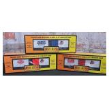 3 Pc. MTH Rail King O Gauge Rolling Stock