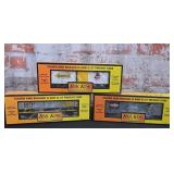 3 Pc. MTH Rail King O Gauge Rolling Stock