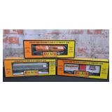 3 Pc. MTH Rail King O Gauge Rolling Stock