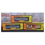 3 Pc. MTH Rail King O Gauge Rolling Stock