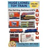 Huge Model Trains Online Auction