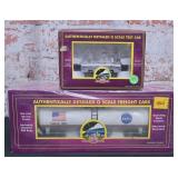 2 Pc. M.T.H. O Gauge Rolling Stock