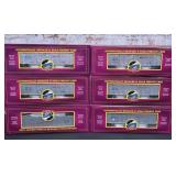 6 Pc. M.T.H O Gauge Rolling Stock