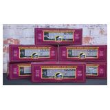 6 Pc. M.T.H O Gauge Rolling Stock