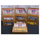 7 Pc. NFL Super Bowl Express HO Rolling Stock