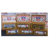 6 Pc. NFL Super Bowl Express HO Rolling Stock