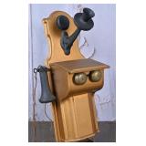 Vintage Wall-Mount Telephone Replica