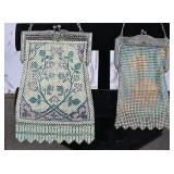 Two Vintage Art Deco Mesh Purses