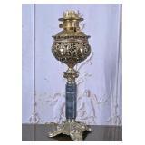 Victorian Ornate Oil Lamp