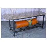 Industrial Cigar Themed Console Table