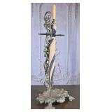Ornate Cast Metal Umbrella Stand