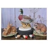 Assorted Wildlife Porcelain Figurines
