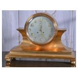 Vintage Brass Mantel Clock