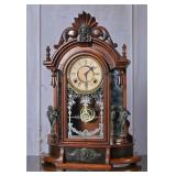 Victorian Mantel Clock with Cherub