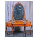Victorian Walnut Dressing Vanity Table