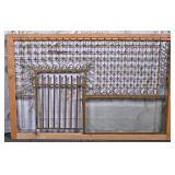 Vintage Architectural Metal Room Divider