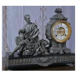 Antique French Neoclassical Mantle Clock