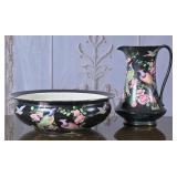 Chinoiserie Porcelain Wash Basin and