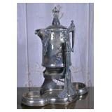 Victorian Silver Plated Swing Coffee Pot
