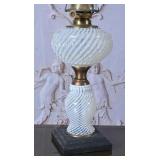 Victorian Swirl Opalescent Glass Oil