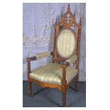 Victorian Gothic Revival Armchair