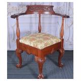 Victorian Walnut Corner Chair