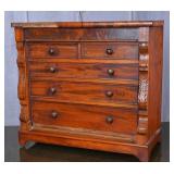 American Empire Mahogany Chest of