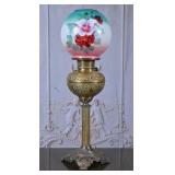 Victorian Gone-With-The-Wind Oil Lamp