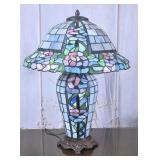 Floral Stained Glass Table Lamp
