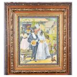 Vintage Racist Stereotype Wedding Print