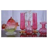 Vintage Pink Glass Collection