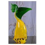 Murano Style Glass Pelican Figurine