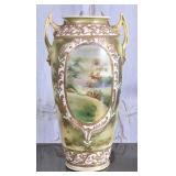 Victorian Porcelain Two-Handled Vase