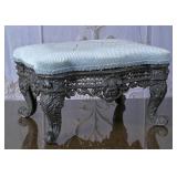 Victorian Ornate Cast Iron Footstool