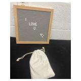 10ï¿½x10ï¿½ letter board