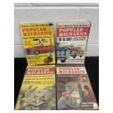 Group of 1960 popular  mechanic books