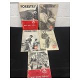 Group of vintage boys scout merit books