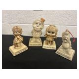 4 Vintage 1970's W & R Berries Co. Resin Humorous