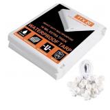 Heavy Duty Tarp 10x20 Ft Tarpaulin with 48 Free