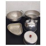Vintage aluminum kitchenware