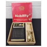 Vintage nobility 12 transistor radio model 1295P