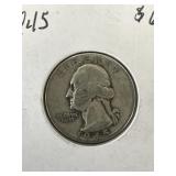 1945 Washington Quarter