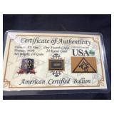 American Certified Bullion 1/4 Grain 99.99 24kt