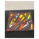 Art glass trinket tray 8ï¿½x7ï¿½