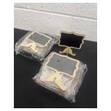 2 bags of 4ï¿½ chalk board table pieces