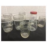 Group of glass jars