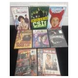 Group of sealed DVDs